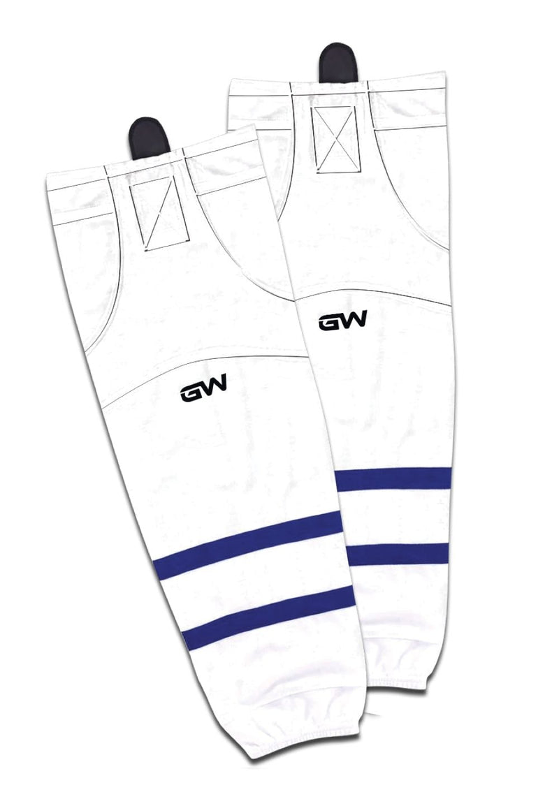 Gamewear 8500 Pro Team Performance Hockey Socks, Toronto Maples Leafs Away Colours, Assorted Sizes Z2