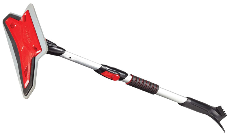 Garant Telescopic Pivoting Head and Scratch-Free EVA Foam Snow Brush With Ice Scraper, 52-in E7