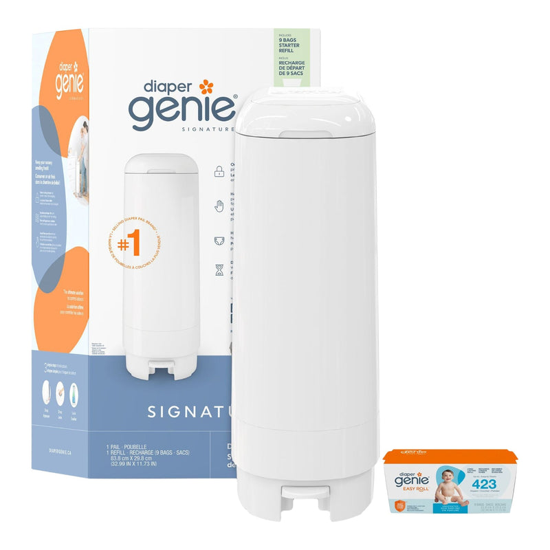 Genie Diaper Pail, 9 Bags W0