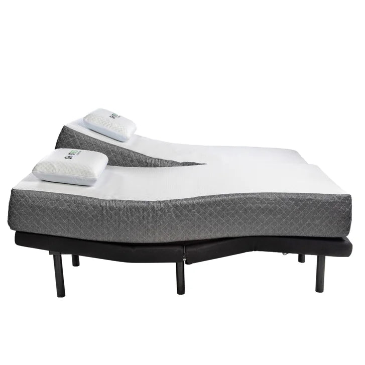 Ghostbed by Nature's Sleep 28 cm (11 in.) Gel Memory Foam Mattress with Adjustable Base