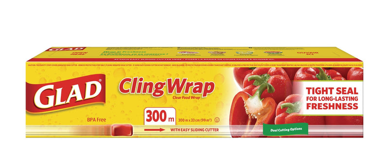 Glad Cling Plastic Wrap, 980-ft L5