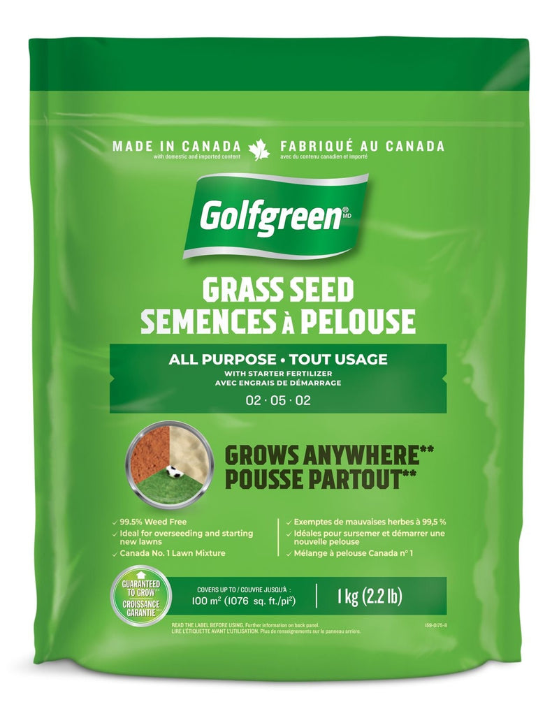 Golfgreen All Purpose Grass Seed, 1-kg W0