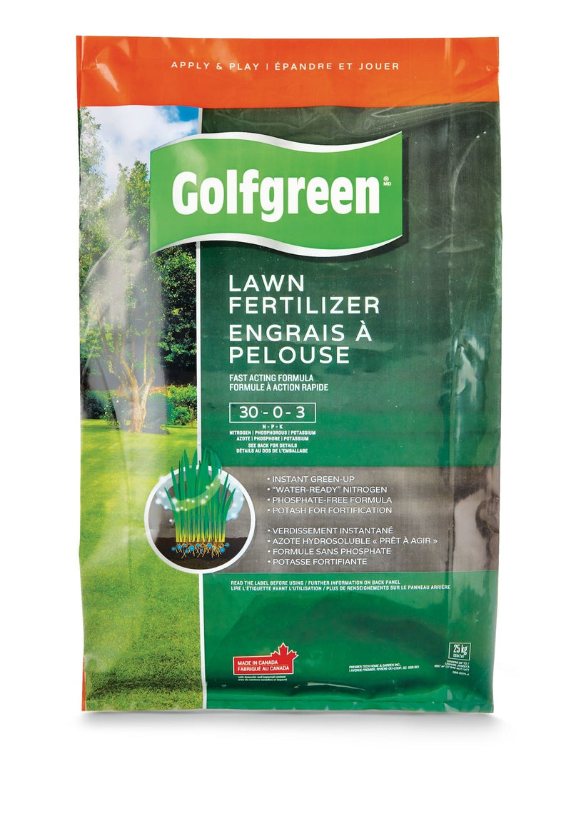 Golfgreen Lawn Fertilizer, 30-0-3, 25-kg S8