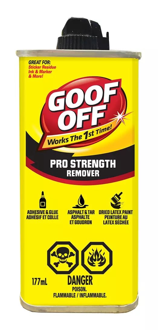 Goof Off Pro Strength Remover Multi-Purpose Household Spot & Stain Cleaner, 177-mL D9