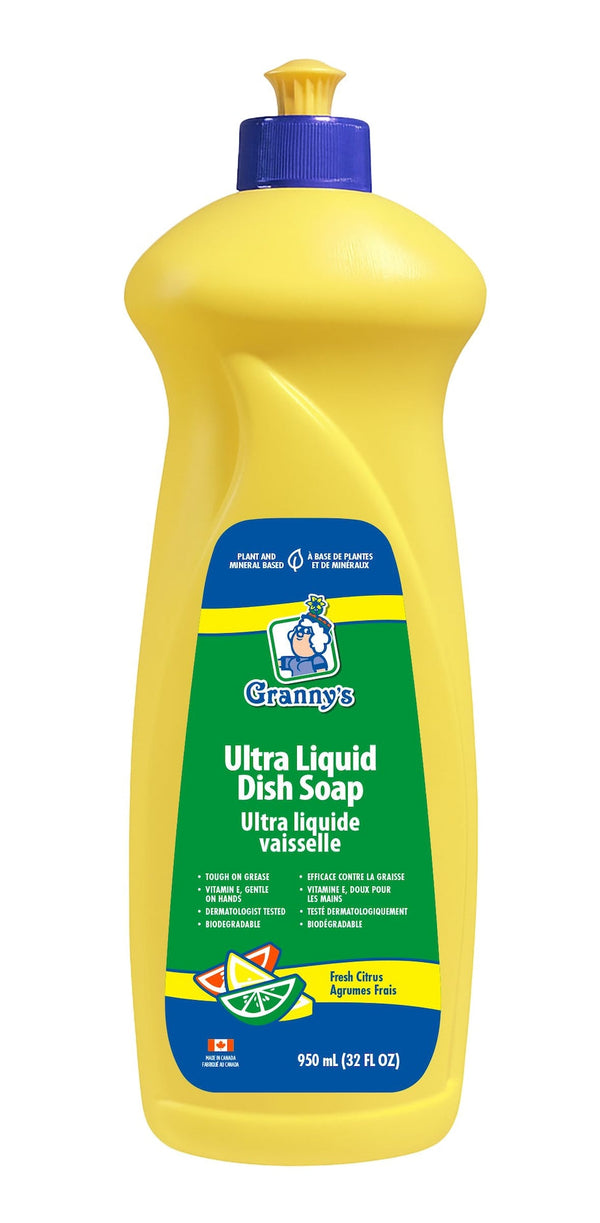 Granny's Ultra Liquid Dish Soap, Fresh Citrus, 950-mL A1