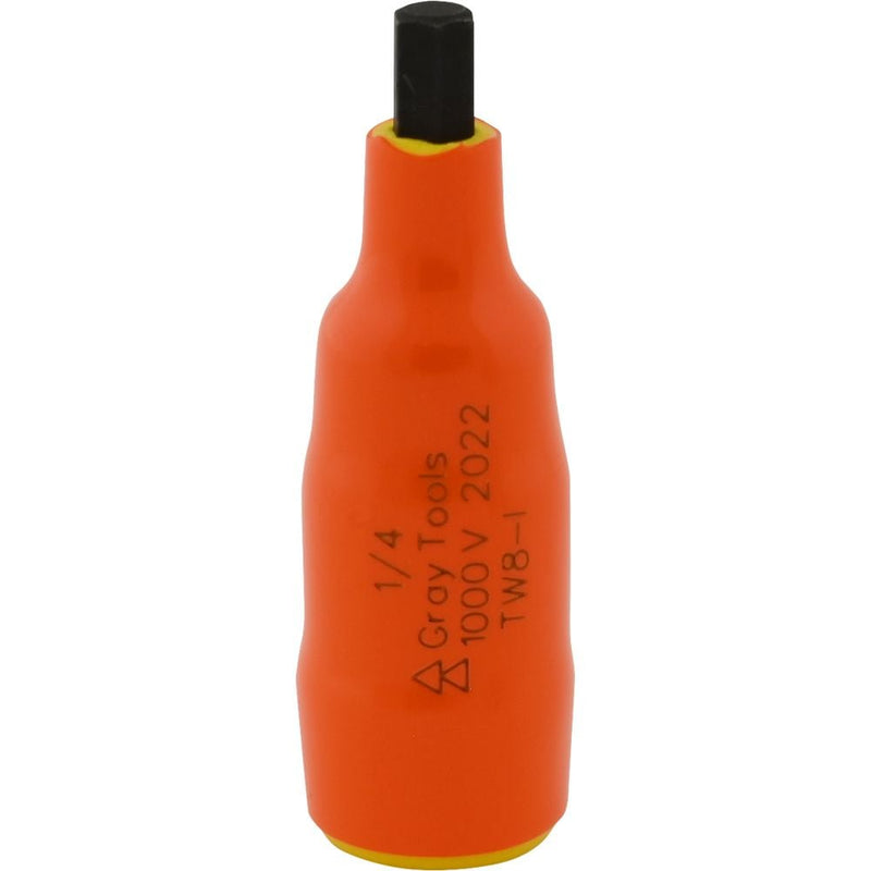 Gray Tools 3/8-in Drive Standard Length Hex Head, Assorted Sizes, SAE, 1000V Insulated D6
