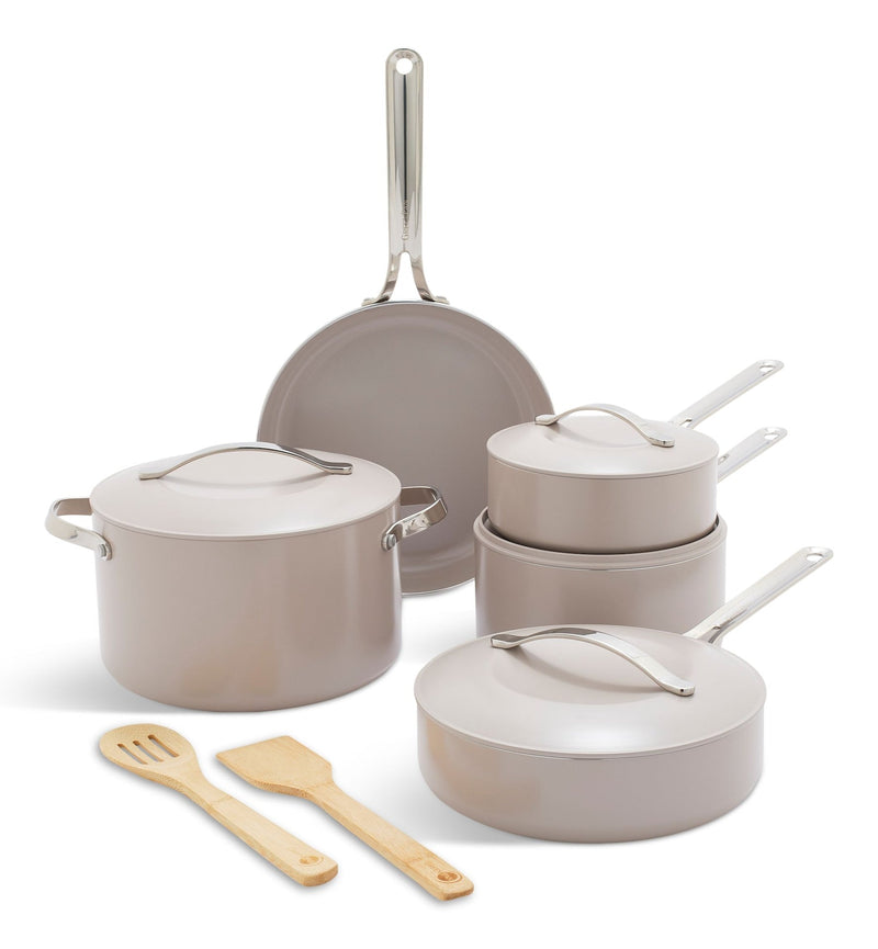 GreenPan Nova Cloud White Cookware Set, 11-pc E2