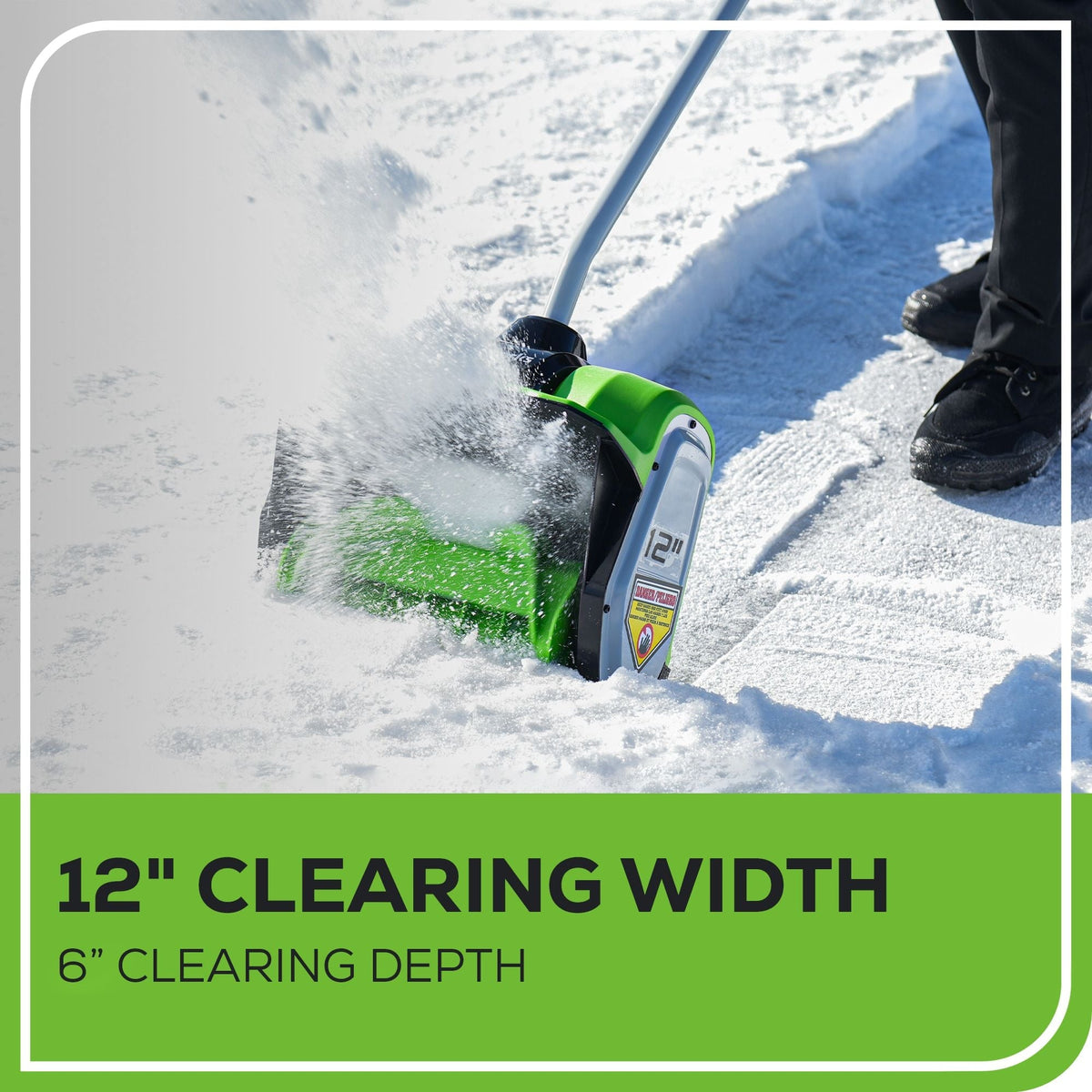 Greenworks 40V Cordless Snow Shovel, 12-in (Tool Only)