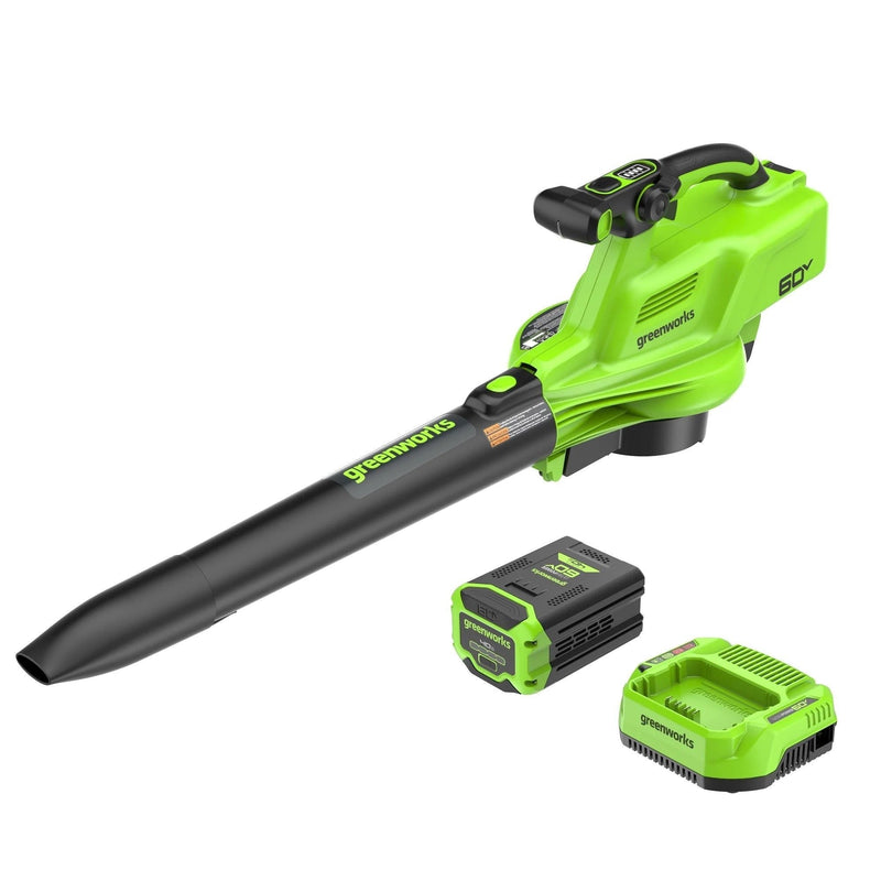 Greenworks 60V 520 CFM/240 MPH Blower Vacuum with 4Ah Battery S7