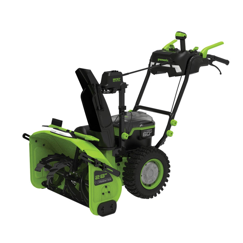 Greenworks 60V 6Ah 2-Stage Cordless Snowblower, 28-in D6