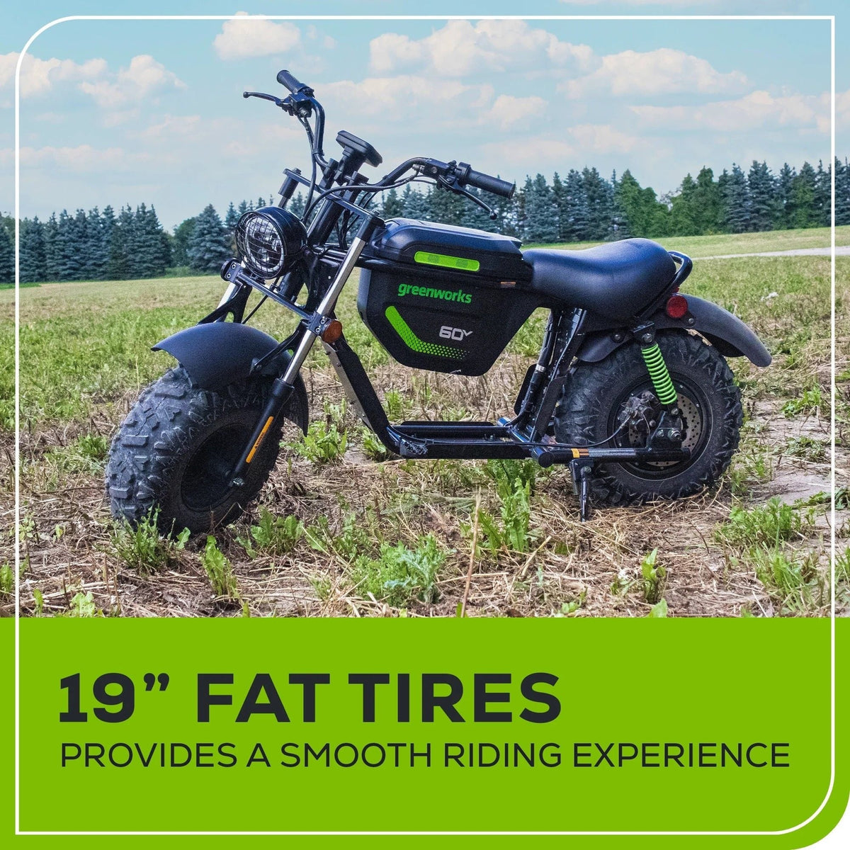 Greenworks 60V Stealth Series Electric Mini-Bike