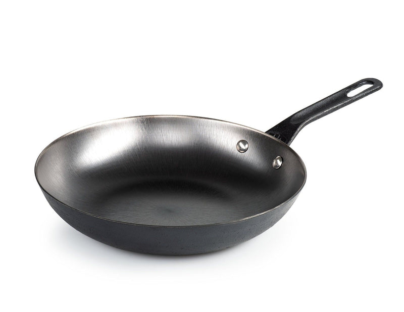 GSI Outdoors Guidecast Cast Iron Outdoor Camping Frying Pan, 10-in, Black S3