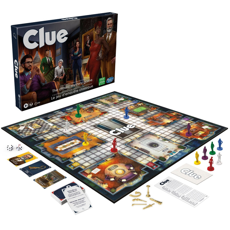 Hasbro Games Clue Classic Mystery Board Game, Ages 8+ X9