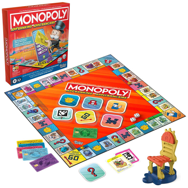 Hasbro Games Monopoly App Banking Board Game for Ages 8+ P2