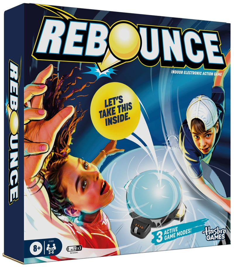 Hasbro Games Rebounce 3-Mode Indoor Electronic English Tabletop Game for Ages 8+ A4