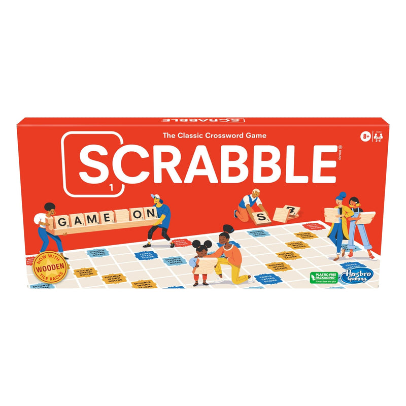 Hasbro Games Scrabble 2-4 Player Crossword Board Game, English, Ages 8+ Q4