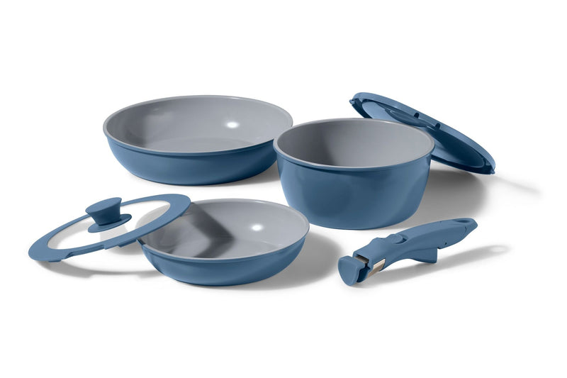 Heritage The Rock O Natural Kitchen Set with Detachable Handles, 6-pc K7