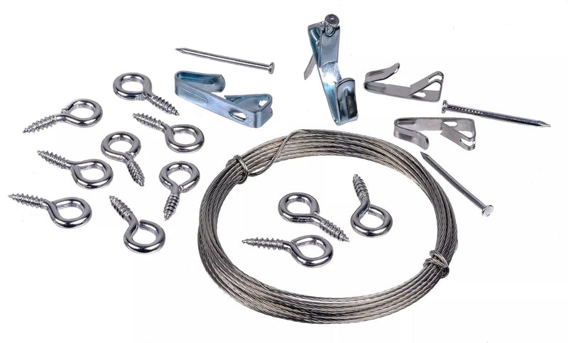 Hillman Hanging Kit, Reusable, 30-lb Capacity U6