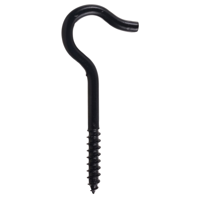 Hillman Screw Hook, 3-7/8-in, Black R6