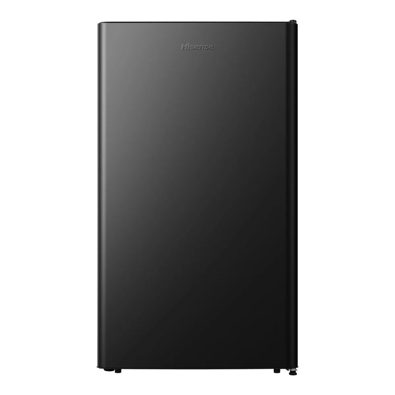 Hisense 33 in. 3.3 cu ft. Black Compact Fridge with Reversible Curved Door Q9