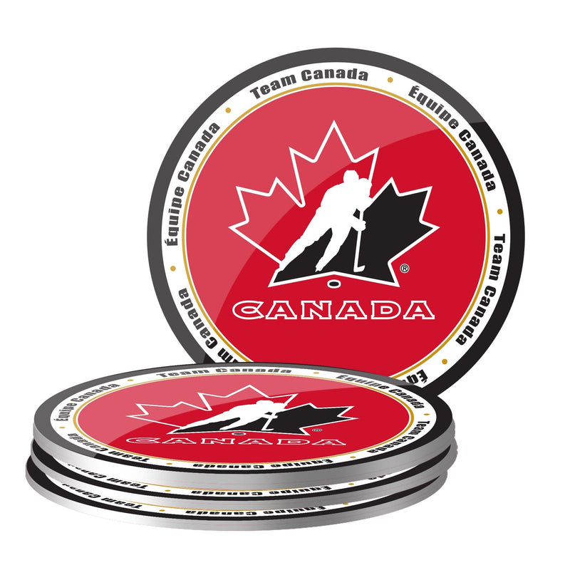 Hockey Canada Team Canada Drink Coaster Set, 4-pk B9