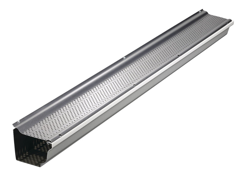 Holmes Smart Screen 20-ft Aluminum Gutter Guards, Metallic, 5-pk W4