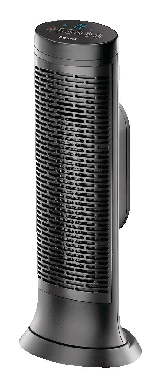 Honeywell HCE352C Digital Tower Ceramic Space Heater withThermostat, 1500W, Black P4