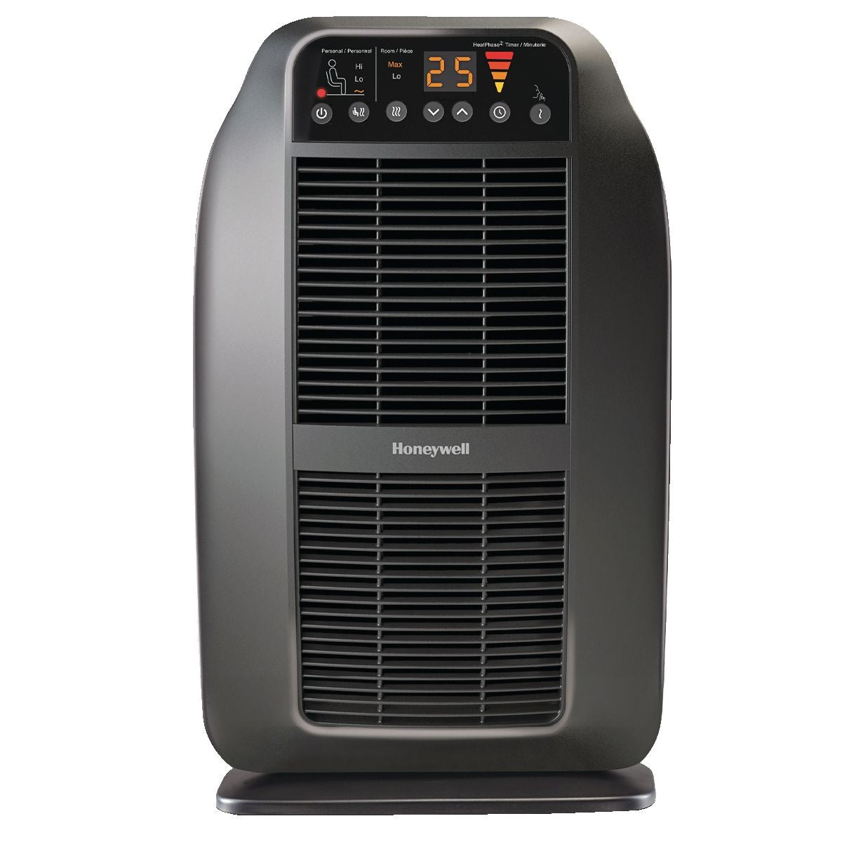 Honeywell HCE840BC HeatGenius Multizone Ceramic Space Heater, 1500W, Black
