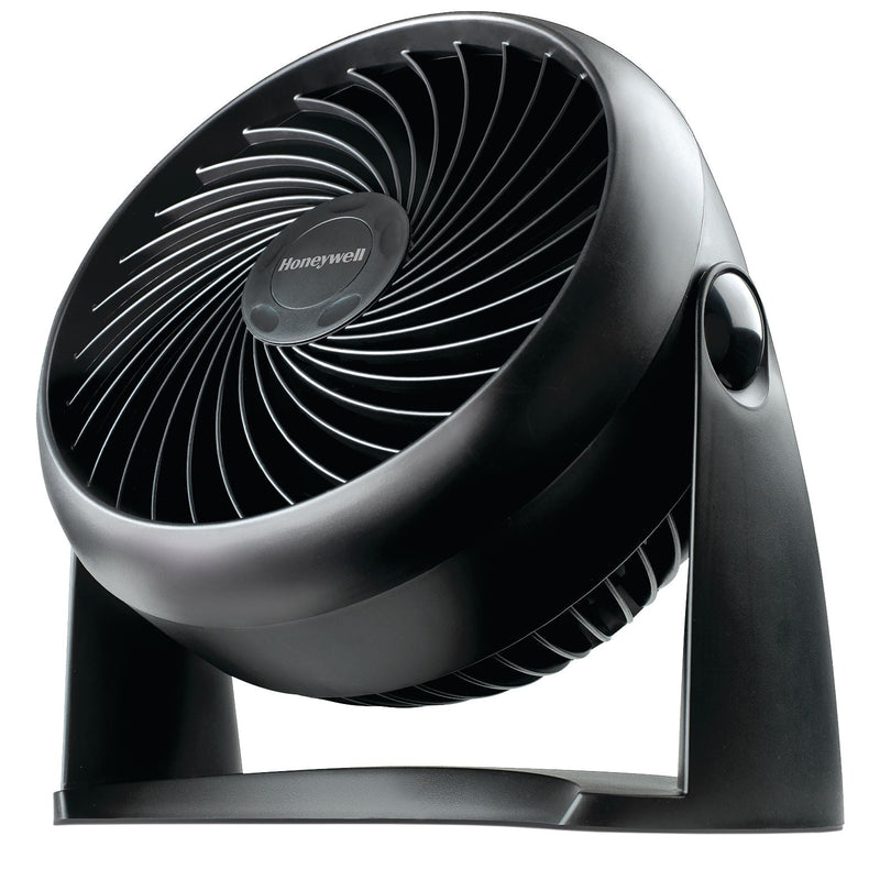 Honeywell TurboForce Tilt-Head Portable Air Circulator Table/Desk Fan, 3-Speed, Black, 7-in R5