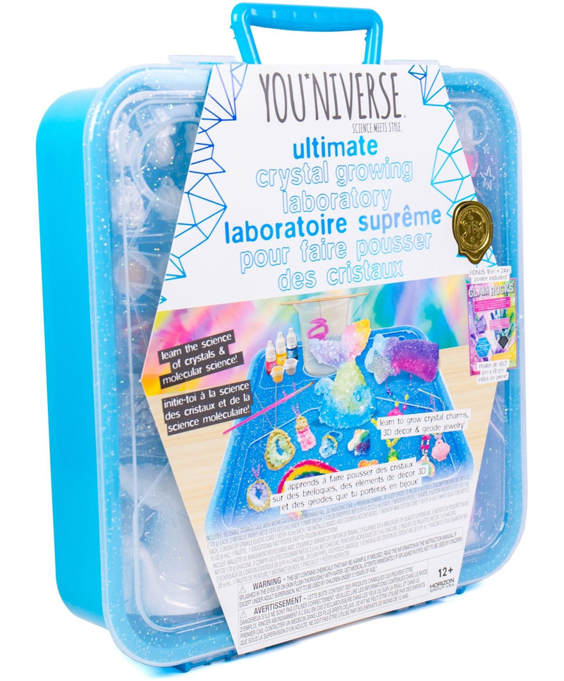 Horizon You*Niverse Ultimate Crystal Growing Laboratory Kit For Science & Learning, Ages 12+ J4