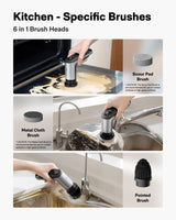 HOTO Grip Cordless Spin Scrubber