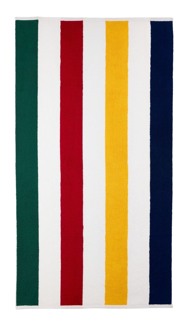 Hudson’s Bay Stripes Beach Towel, Cabana Vertical, Multi-Coloured, 70-in x 40-in R8