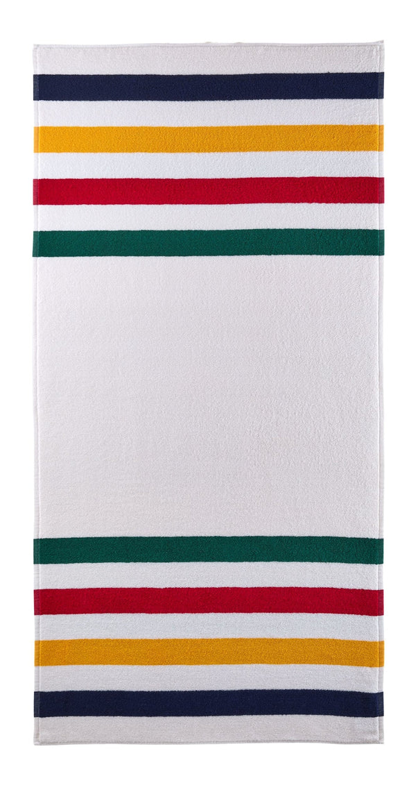 Hudson’s Bay Stripes Beach Towel, Classic Horizontal, Multi-Coloured, 70-in x 40-in H5