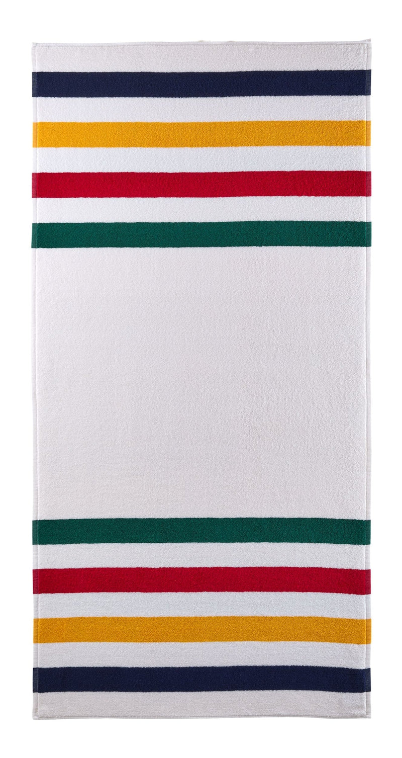 Hudson’s Bay Stripes Beach Towel, Classic Horizontal, Multi-Coloured, 70-in x 40-in H5