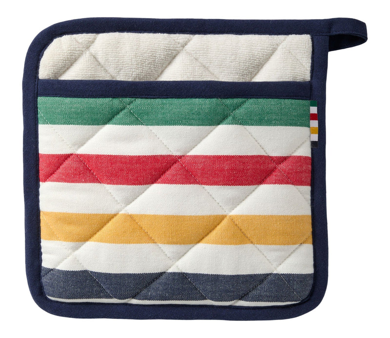 Hudson's Bay Stripes Signature Pot Holder, Multi-Coloured S5