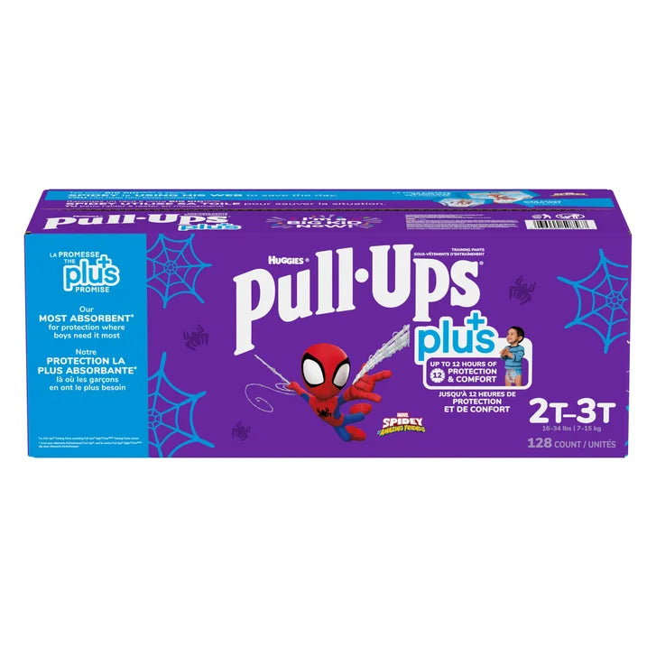 Huggies Pull-Ups Plus Training Pants, 2T - 6T Boy H0