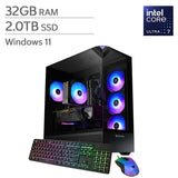 iBUYPOWER Element Gaming Desktop, Intel Core Ultra 7 265F - 32GB RAM, 2TB SSD, 8GB NVIDIA GeForce RTX 5060 Ti