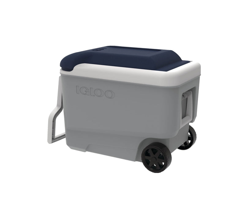 Igloo Maxcold Latitude Roller Cooler, 38-L, Grey/Blue Q0