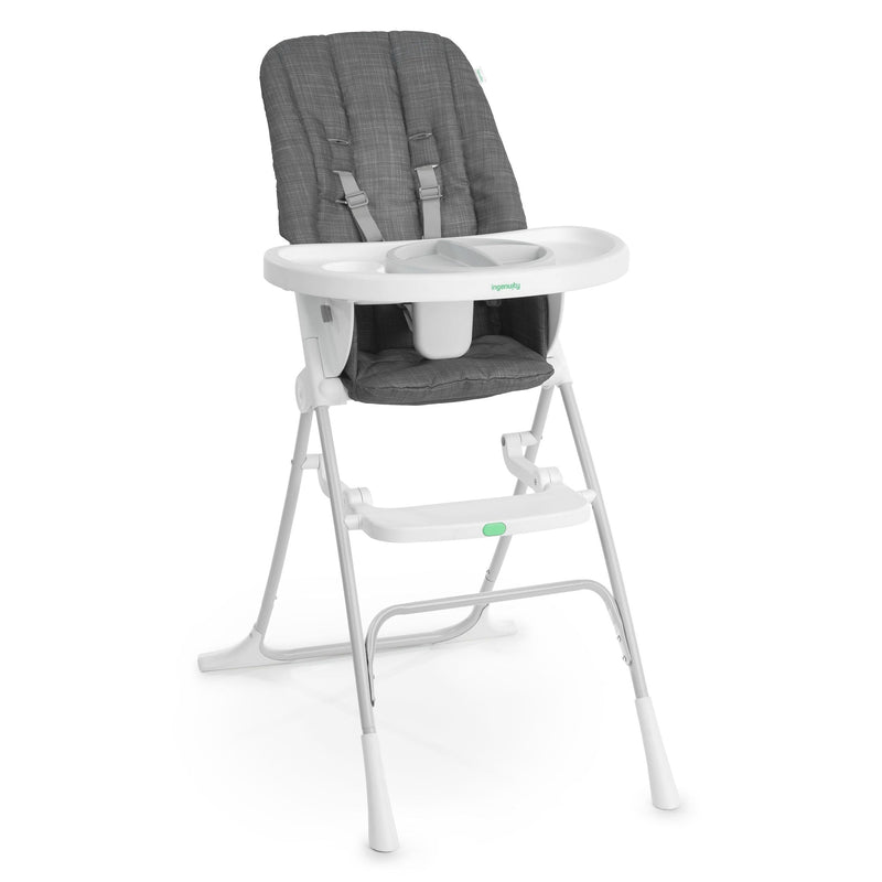 Ingenuity Sun Valley Compact Folding High Chair, Grey T1