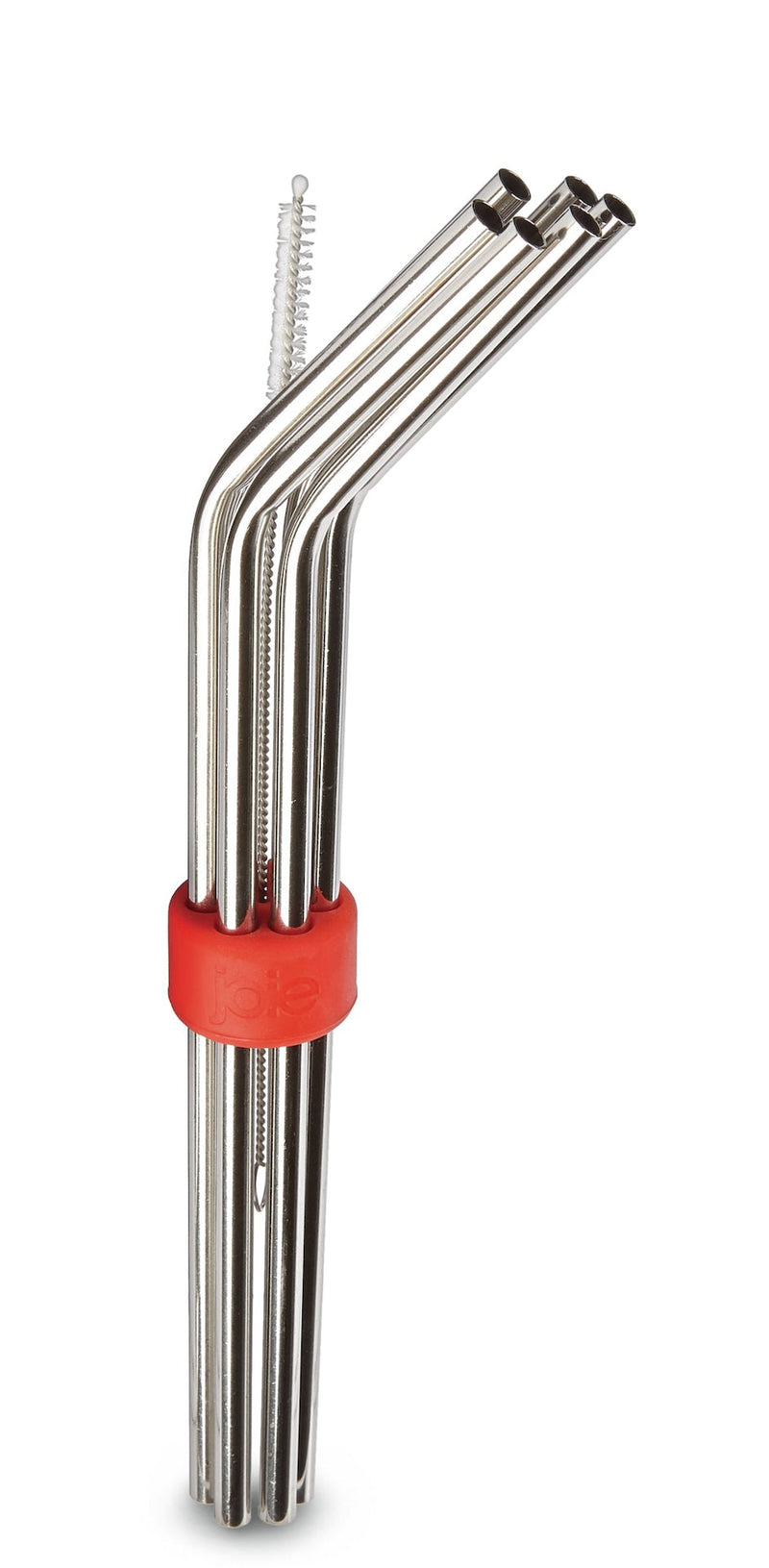 Joie Reusable Stainless Steel Straw Set, 8-pc, with Straw Cleaner V0