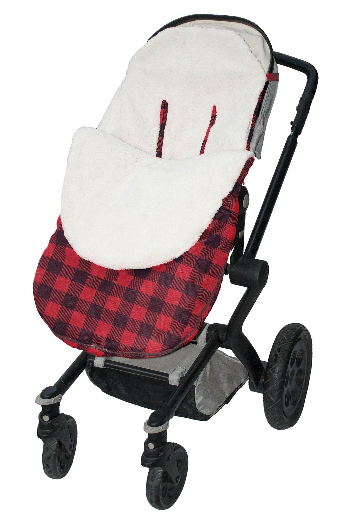 Jolly Jumper Snuggle Bag, Fits Most Strollers, Buffalo Plaid