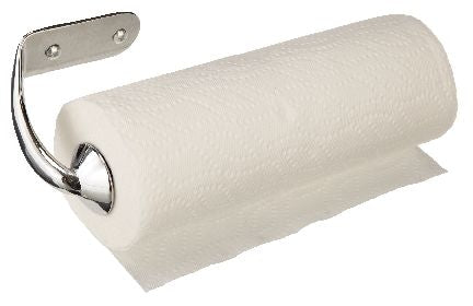 Kamenstein Stainless Steel Under Cabinet/Wall Mount Paper Towel Holder with Extension Arm & Mounting Hardware R5