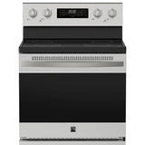 Kenmore 30 in. 5 cu ft. Stainless Steel Electric 4 Burner True Convection Range with Air Fry
