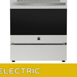 Kenmore 30 in. 5 cu ft. Stainless Steel Electric 4 Burner True Convection Range with Air Fry