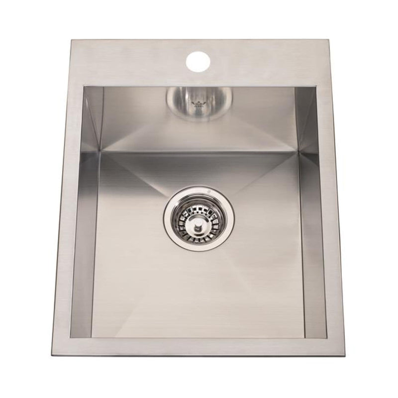 Kindred 1-Hole/1-Bowl Dual Mount Stainless Steel Sink A5