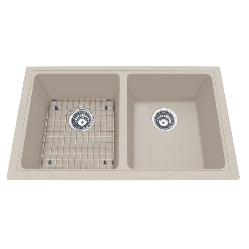 Kindred Mythos Kitchen Granite Undermount Double Sink, 31 9/16-in N9