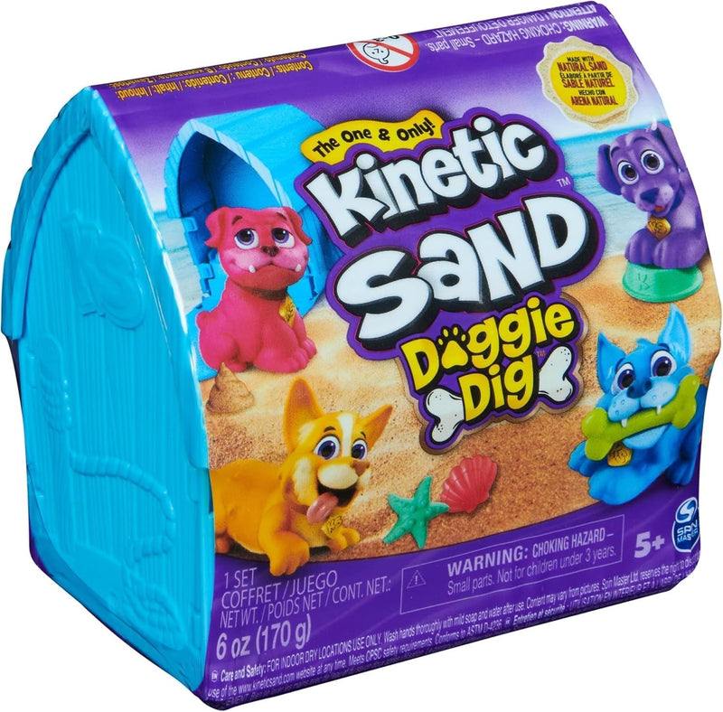 Kinetic Sand Single-Colour Doggy Dig Set for Ages 5+ F9