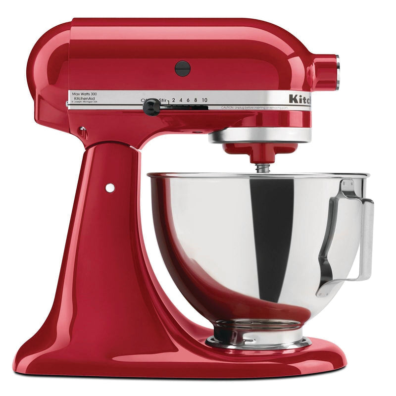 KitchenAid 4.5 Quart Tilt-Head Stand Mixer with 10 Speeds, Empire Red C3