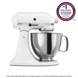 KitchenAid Artisan Series 5-Quart Tilt-Head Stand Mixer, White