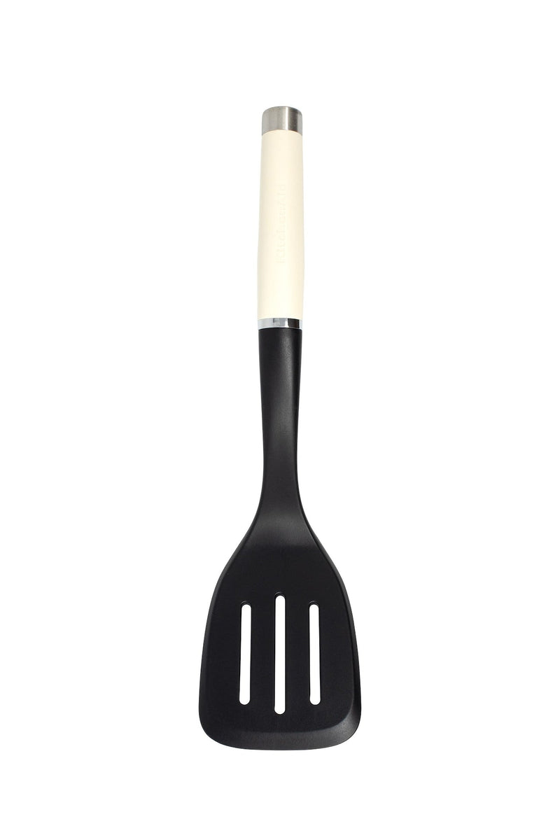 KitchenAid Gourmet Nylon Slot Turner, Almond Cream T4